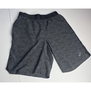 Asics Waistband Shorts 8" Mens Size‎ Small Black Lightweight Gym Running MMA